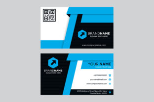 Download Black Blue Business Card Geometric - Card Collection