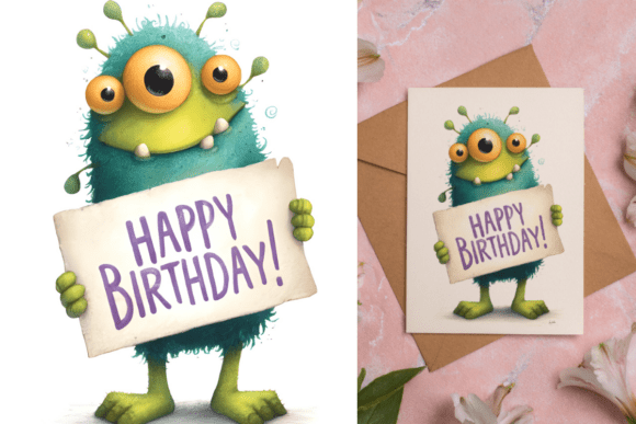 Download Happy Birthday Art for Poster or Card - Card Collection