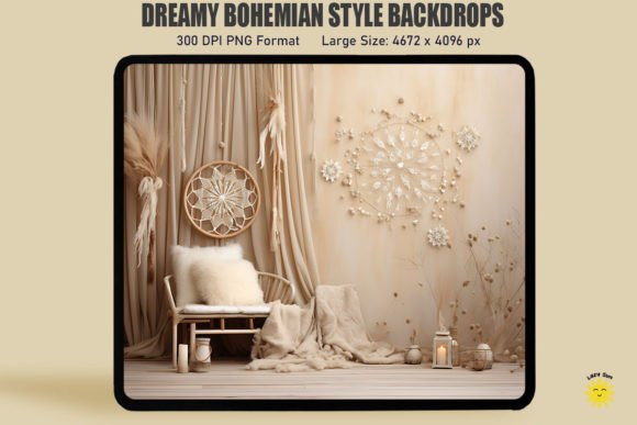 Download Dreamy Bohemian Style Backdrop - Bohemian style Collection